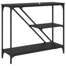 Konsolbord Sort eg 88,5 x 30 x 75 cm Konstrueret træ