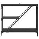 Konsolbord Sort eg 88,5 x 30 x 75 cm Konstrueret træ
