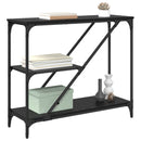 Konsolbord Sort eg 88,5 x 30 x 75 cm Konstrueret træ