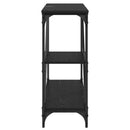 Konsolbord Sort eg 88,5 x 30 x 75 cm Konstrueret træ