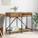 Konsolbord Gammelt træ 100 x 39 x 78,5 cm Konstrueret træ