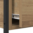 Konsolbord Artisan Egetræ 100 x 39 x 78,5 cm Konstrueret træ