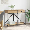 Konsolbord Artisan Egetræ 100 x 39 x 78,5 cm Konstrueret træ