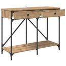 Konsolbord Artisan Egetræ 100 x 39 x 78,5 cm Konstrueret træ