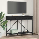 Konsolbord Sort eg 100 x 39 x 78,5 cm Konstrueret træ
