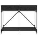 Konsolbord Sort eg 100 x 39 x 78,5 cm Konstrueret træ