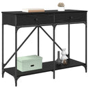Konsolbord Sort eg 100 x 39 x 78,5 cm Konstrueret træ