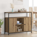 Sideboard Artisan Egetræ 100 x 35 x 80 cm Konstrueret træ