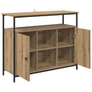 Sideboard Artisan Egetræ 100 x 35 x 80 cm Konstrueret træ