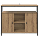Sideboard Artisan Egetræ 100 x 35 x 80 cm Konstrueret træ