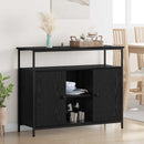 Sideboard Sort eg 100 x 35 x 80 cm Konstrueret træ