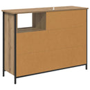 Sideboard Artisan Egetræ 100 x 33 x 75 cm Konstrueret træ