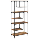 Bogreol Gammelt træ 81 x 36 x 176 cm Konstrueret træ