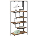 Bogreol Gammelt træ 81 x 36 x 176 cm Konstrueret træ