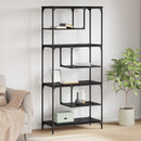 Bogreol Sort eg 81 x 36 x 176 cm Konstrueret træ