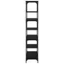 Bogreol Sort eg 81 x 36 x 176 cm Konstrueret træ