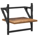 Væghyldesæt 6 pcs Gammelt træ 100 x 25 x 30 cm Konstrueret træ