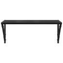 Væghylder 2 stk. Sort eg 60 x 25 x 25,5 cm Konstrueret træ