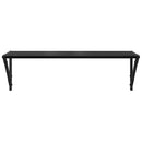 Væghylder 2 stk. Sort eg 80 x 25 x 25,5 cm Konstrueret træ