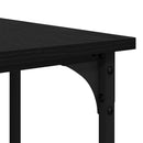 Bord Sort eg 139 x 139 x 75 cm Konstrueret træ