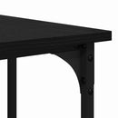 Bord Sort eg 139 x 139 x 75 cm Konstrueret træ