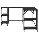 Bord Sort eg 139 x 139 x 75 cm Konstrueret træ
