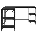 Bord Sort eg 139 x 139 x 75 cm Konstrueret træ