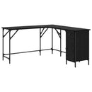 Bord Sort eg Konstrueret træ 141 x 141 x 75 cm