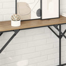 Konsolbord Artisan Egetræ 180 x 30 x 75 cm Konstrueret træ