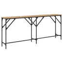 Konsolbord Artisan Egetræ 180 x 30 x 75 cm Konstrueret træ