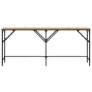 Konsolbord Artisan Egetræ 180 x 30 x 75 cm Konstrueret træ