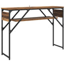 Konsolbord Gammelt træ Konstrueret træ 105x30x75cm