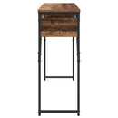 Konsolbord Gammelt træ Konstrueret træ 105x30x75cm
