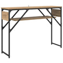 Konsolbord Artisan Egetræ Konstrueret træ 105x30x75cm