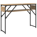 Konsolbord Artisan Egetræ Konstrueret træ 105x30x75cm