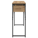 Konsolbord Artisan Egetræ Konstrueret træ 105x30x75cm