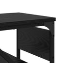 Konsolbord Sort eg Konstrueret træ 105x30x75cm