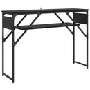 Konsolbord Sort eg Konstrueret træ 105x30x75cm