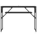 Konsolbord Sort eg Konstrueret træ 105x30x75cm