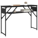 Konsolbord Sort eg Konstrueret træ 105x30x75cm