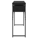 Konsolbord Sort eg Konstrueret træ 105x30x75cm