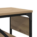 Konsolbord Artisan Egetræ Konstrueret træ 75x30x75cm