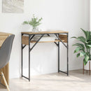 Konsolbord Artisan Egetræ Konstrueret træ 75x30x75cm