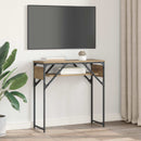 Konsolbord Artisan Egetræ Konstrueret træ 75x30x75cm