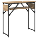 Konsolbord Artisan Egetræ Konstrueret træ 75x30x75cm