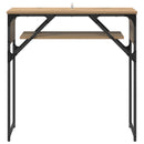 Konsolbord Artisan Egetræ Konstrueret træ 75x30x75cm