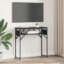 Konsolbord Sort eg Konstrueret træ 75x30x75cm