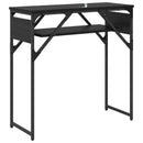 Konsolbord Sort eg Konstrueret træ 75x30x75cm
