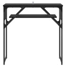 Konsolbord Sort eg Konstrueret træ 75x30x75cm