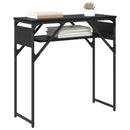 Konsolbord Sort eg Konstrueret træ 75x30x75cm